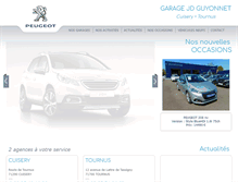 Tablet Screenshot of garage-guyonnet.com